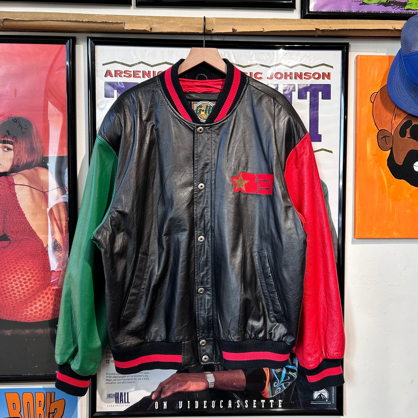 1990 Carl Banks BET Leather Jacket
