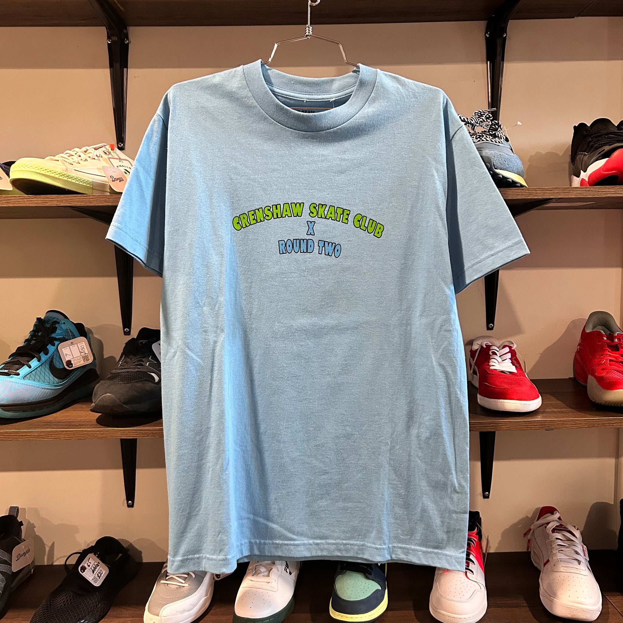 Round two x Crenshaw skate club tee