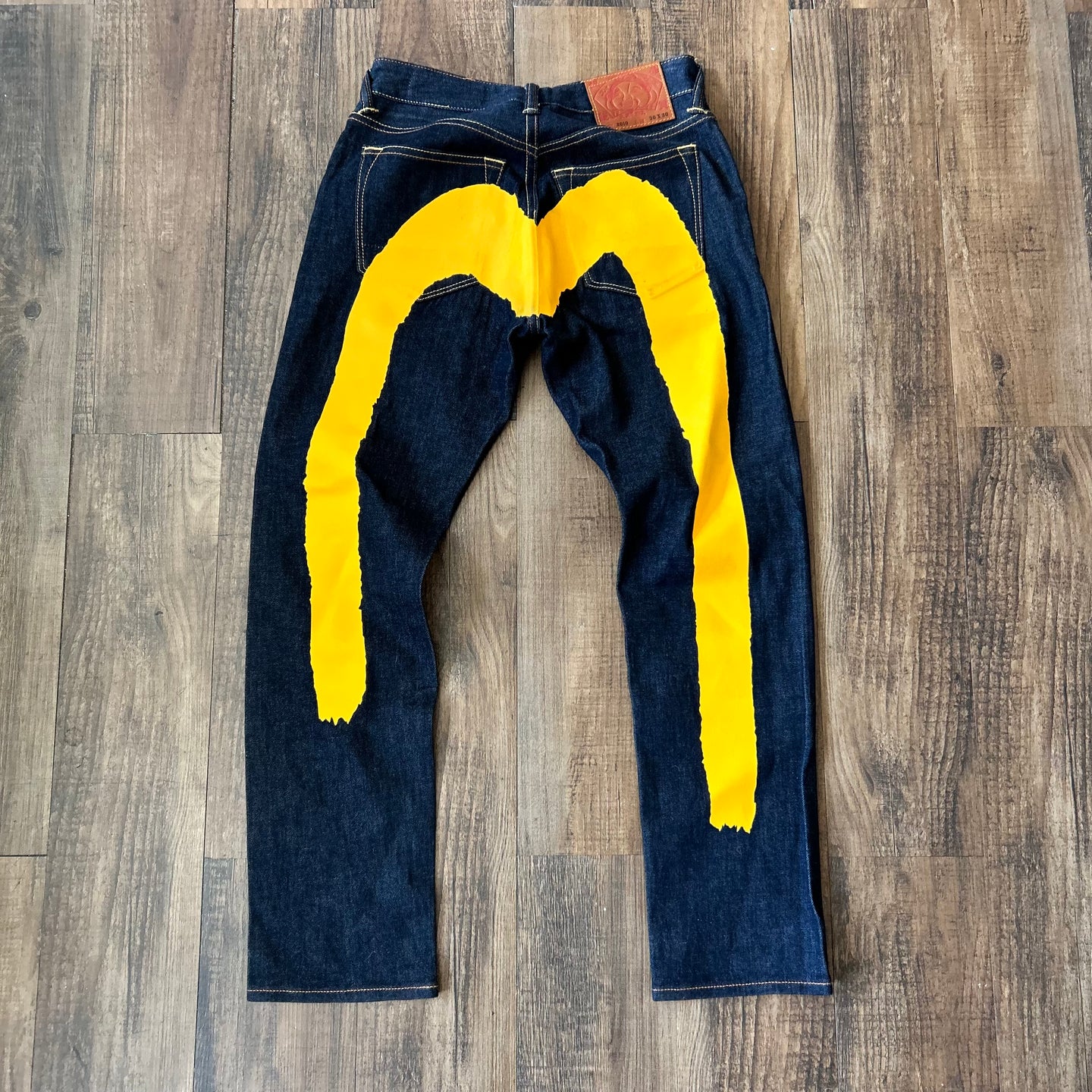Evisu selvesge denim