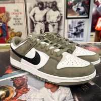 Nike dunks mossy green suede