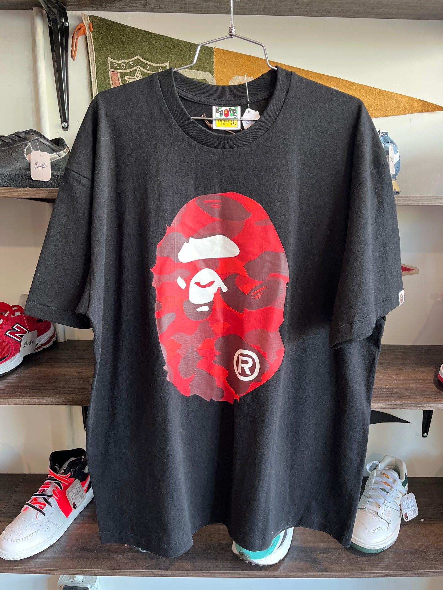 Red Bape Head Tee