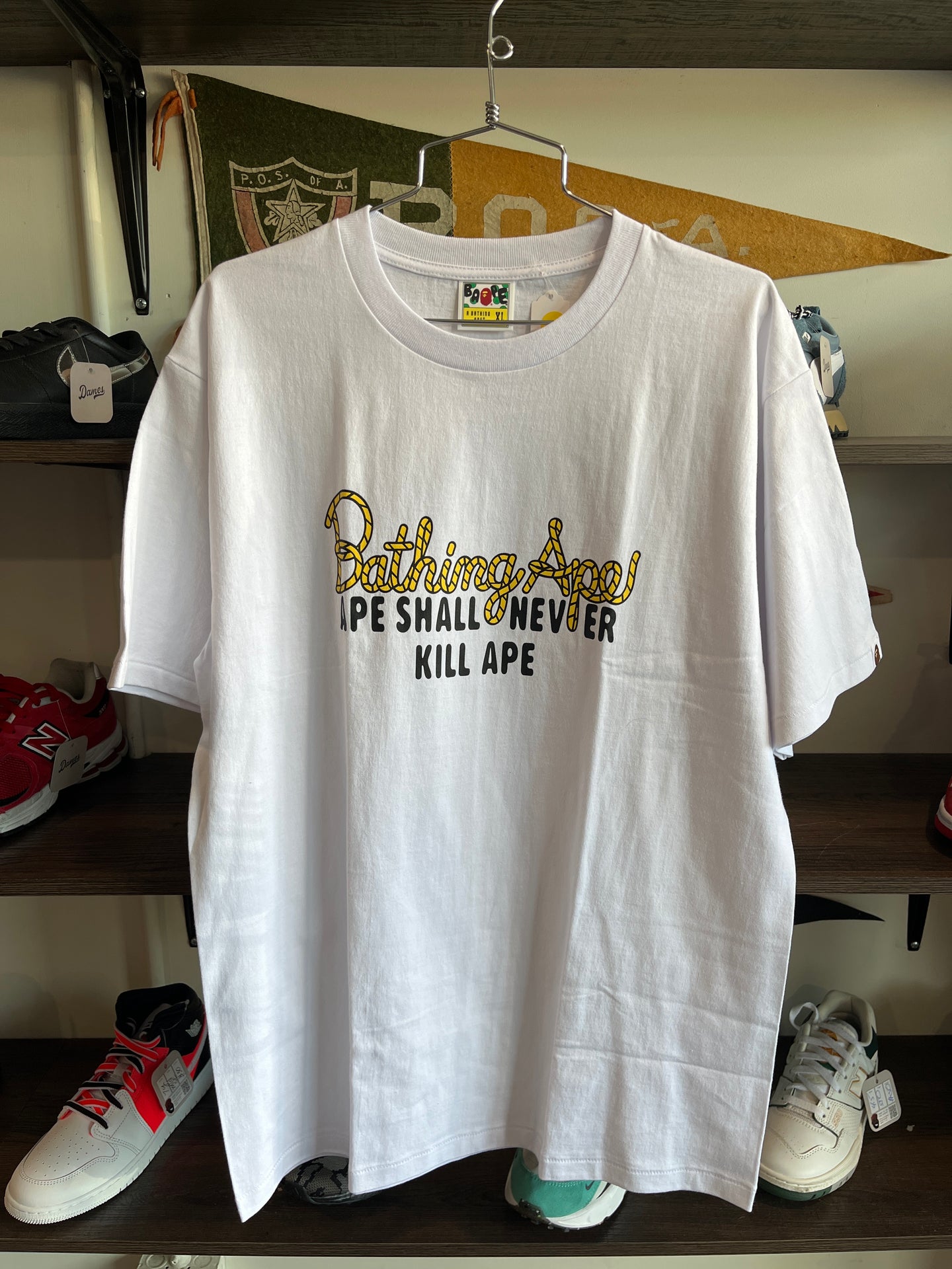 Bape Tee Ape Shall Never Kill Ape