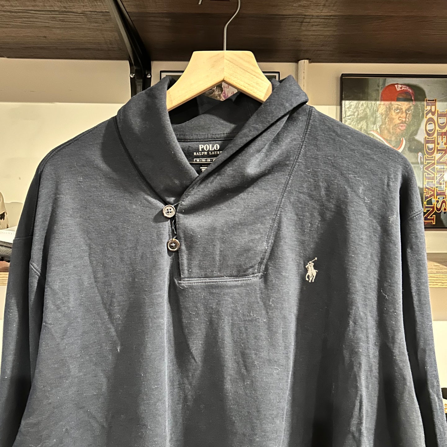Polo 2 button pull over