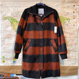 Nlt moe hair trench coat