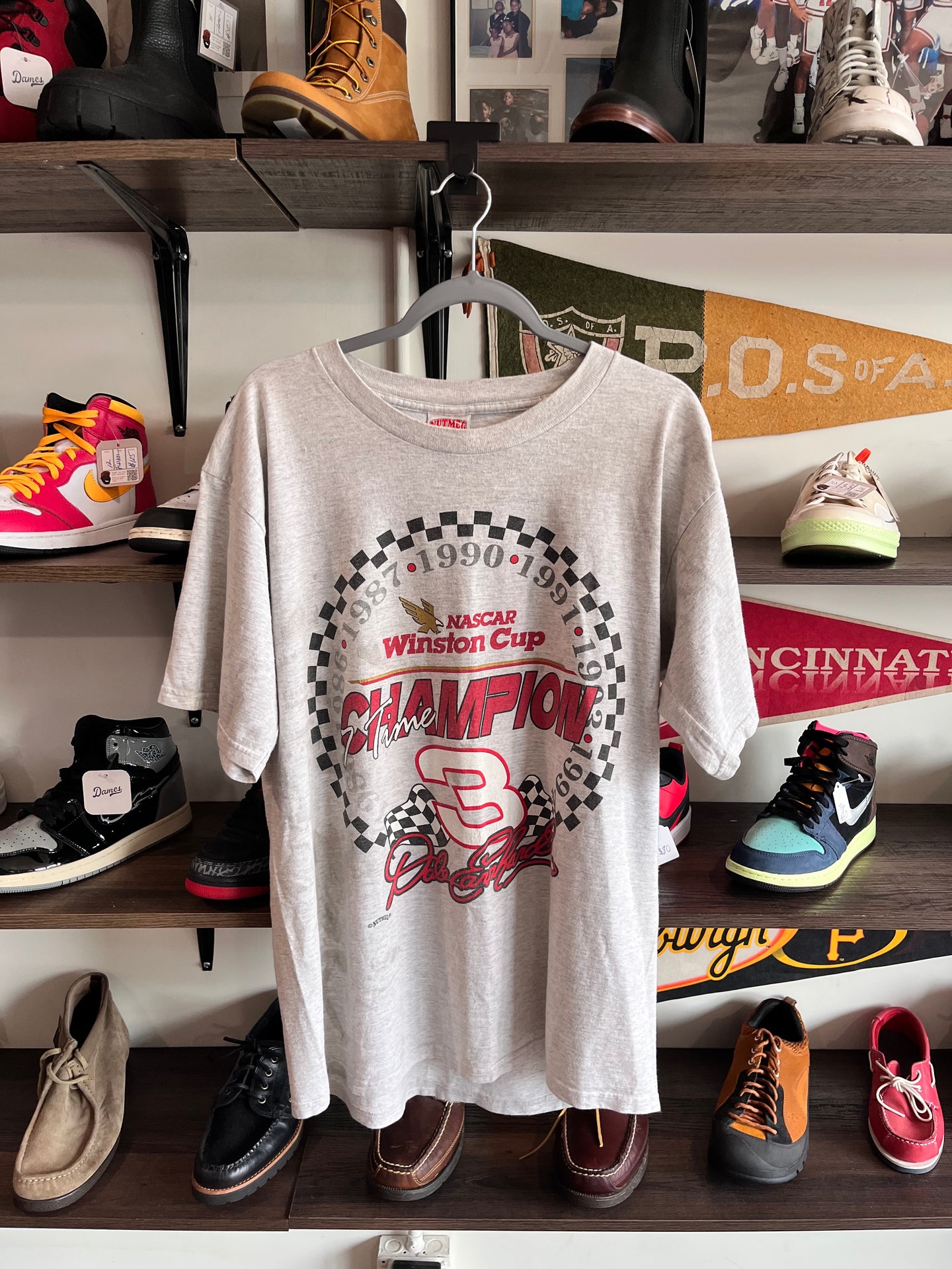 1980 - 94 Dale Earnhardt NASCAR Winston Cup 7 Time Champion T-shirt