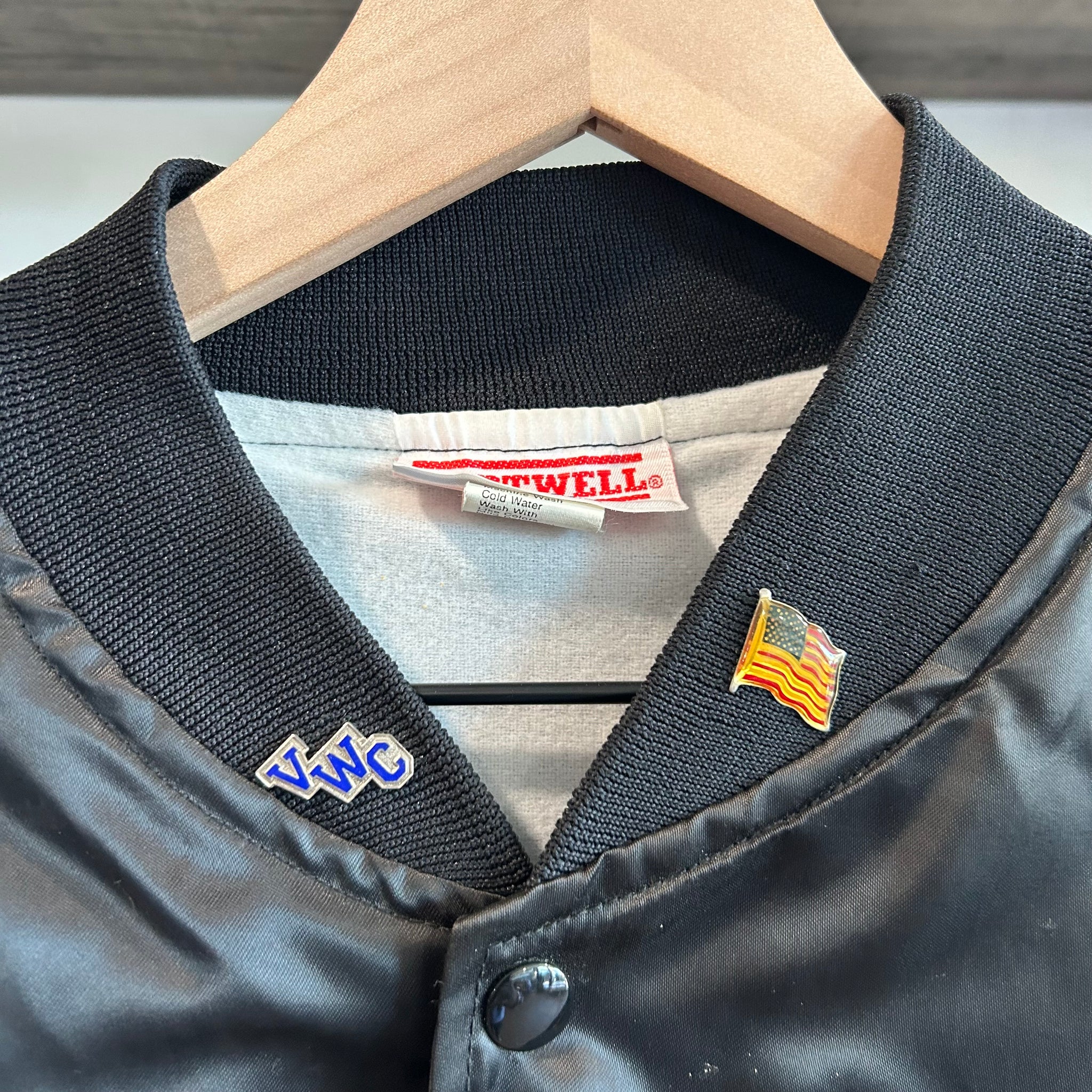 Vintage satin work jacket