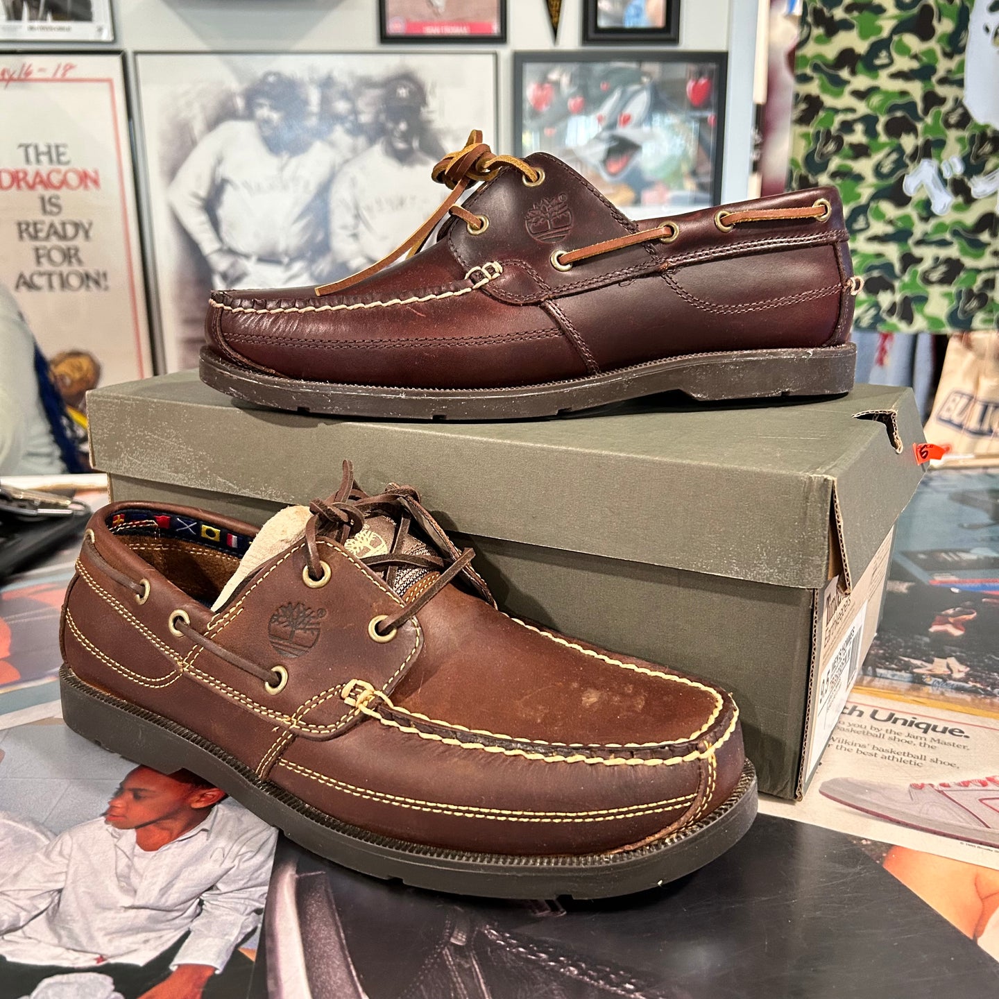 Timberland vibram deck shoes