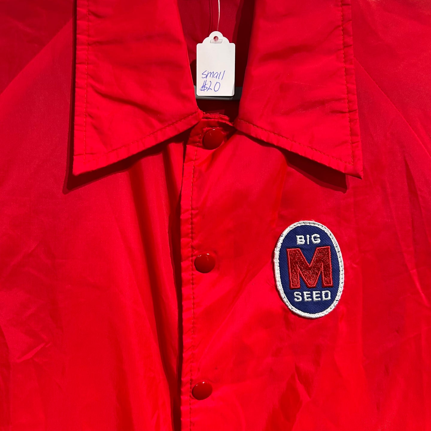 Red lightweight jacket