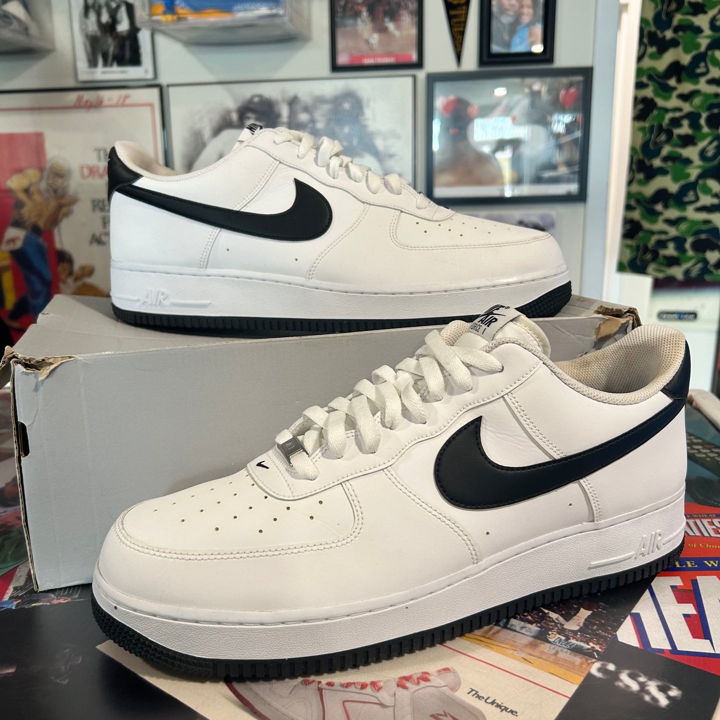 White and black af1 ( pre owned )