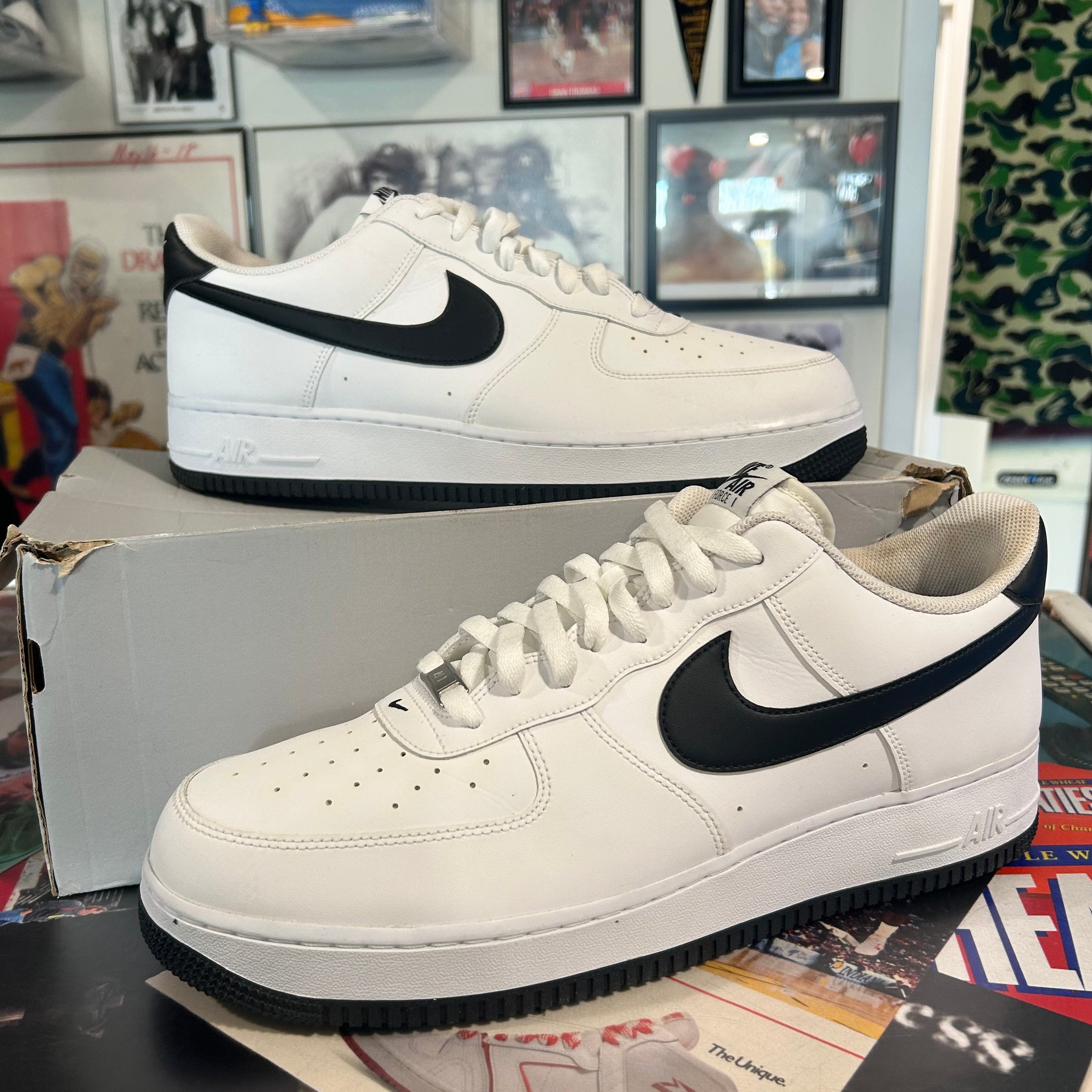 White and black af1 ( pre owned )