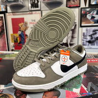 Nike dunks mossy green suede