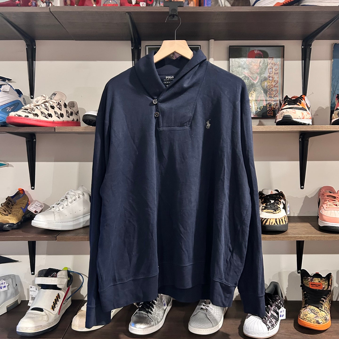 Polo 2 button pull over