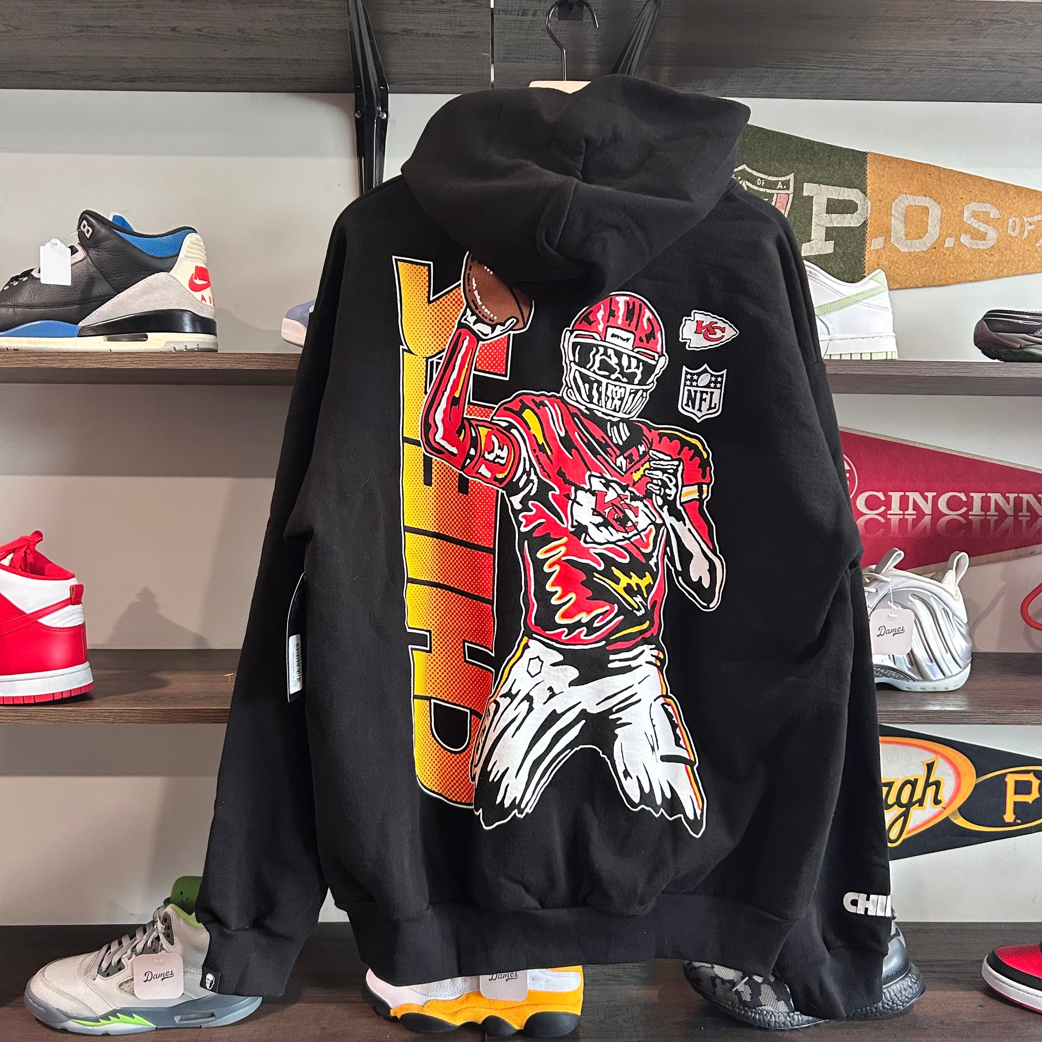 Warren lotus x chiefs football nfl hoody