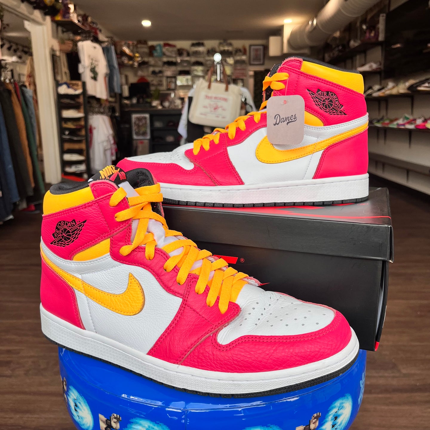 Fusion Red Jordan 1’s