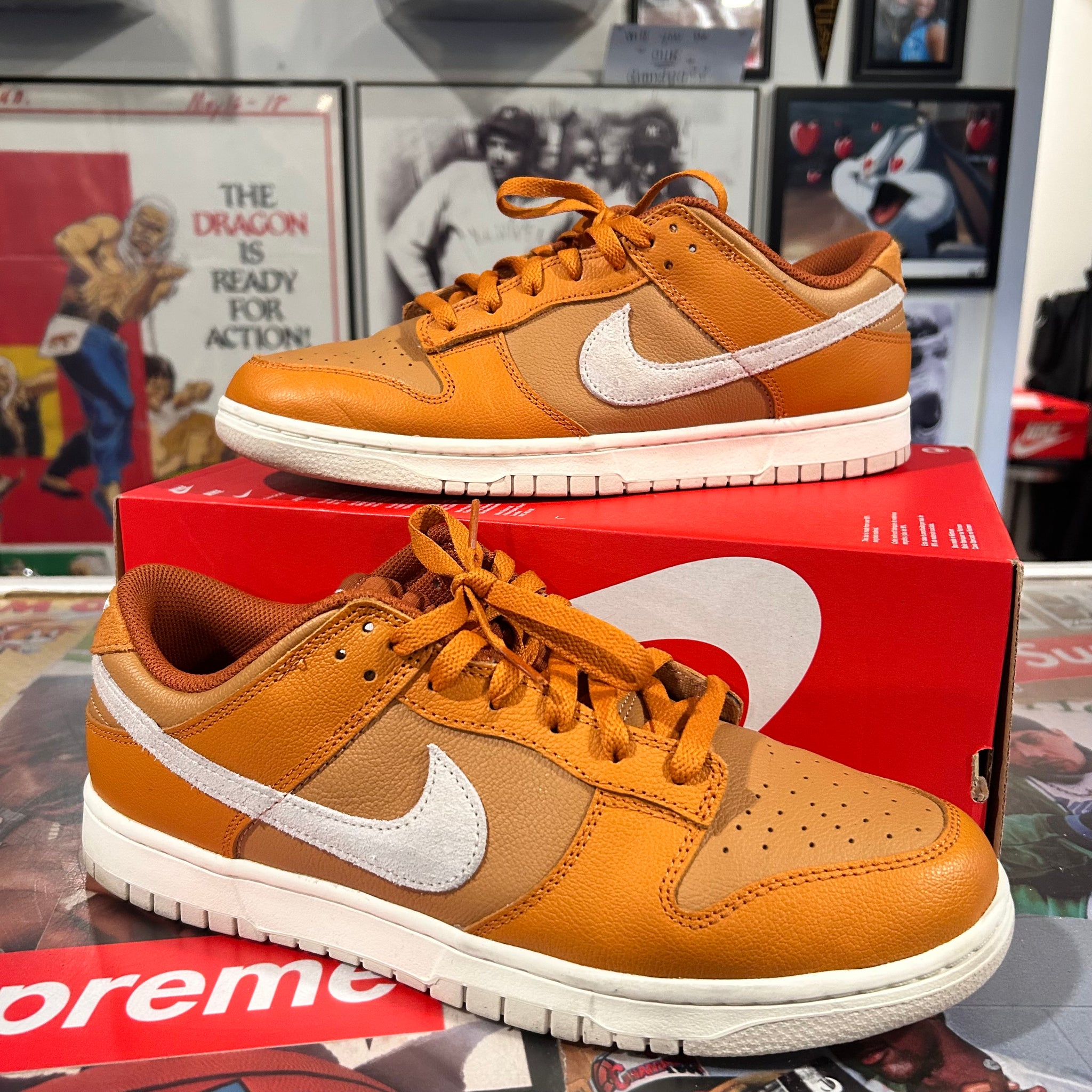 Orange Nike Dunks