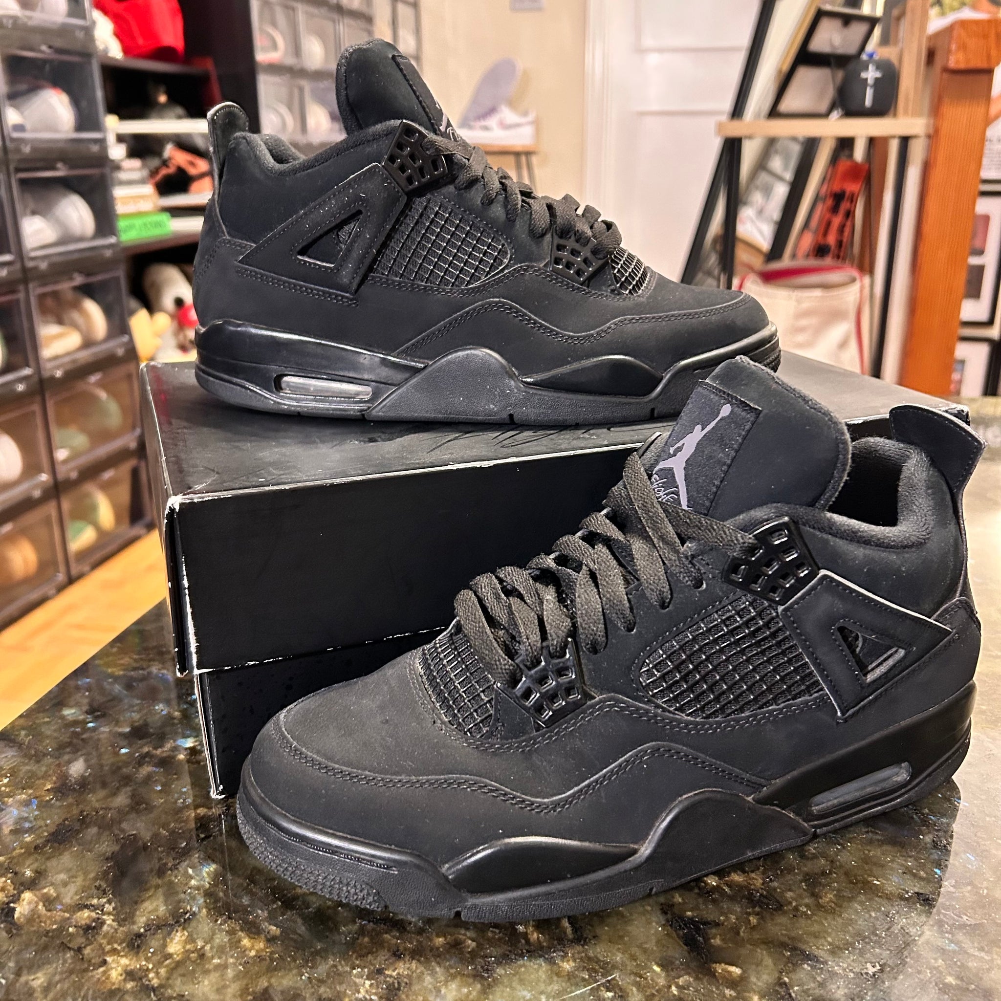 Black Cat Jordan 4’s