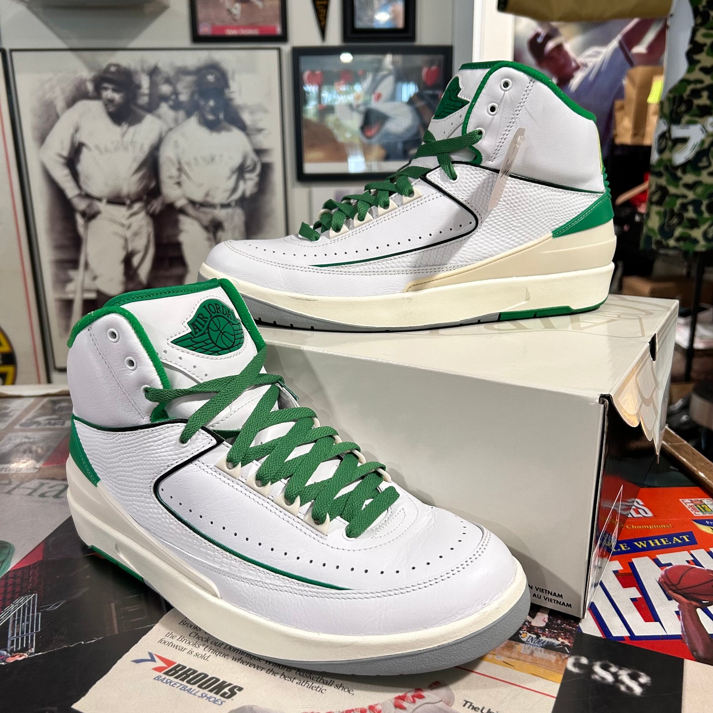 Pine Green Jordan 2’s