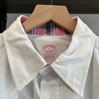 Brookes  brothers plaid elbow button up