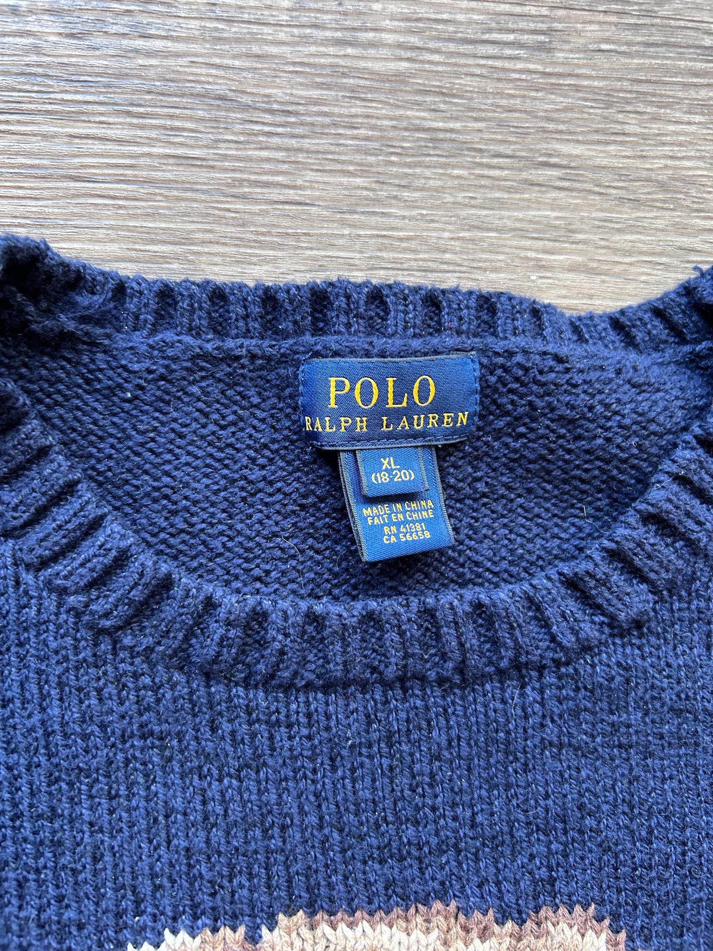 Polo bear sweater