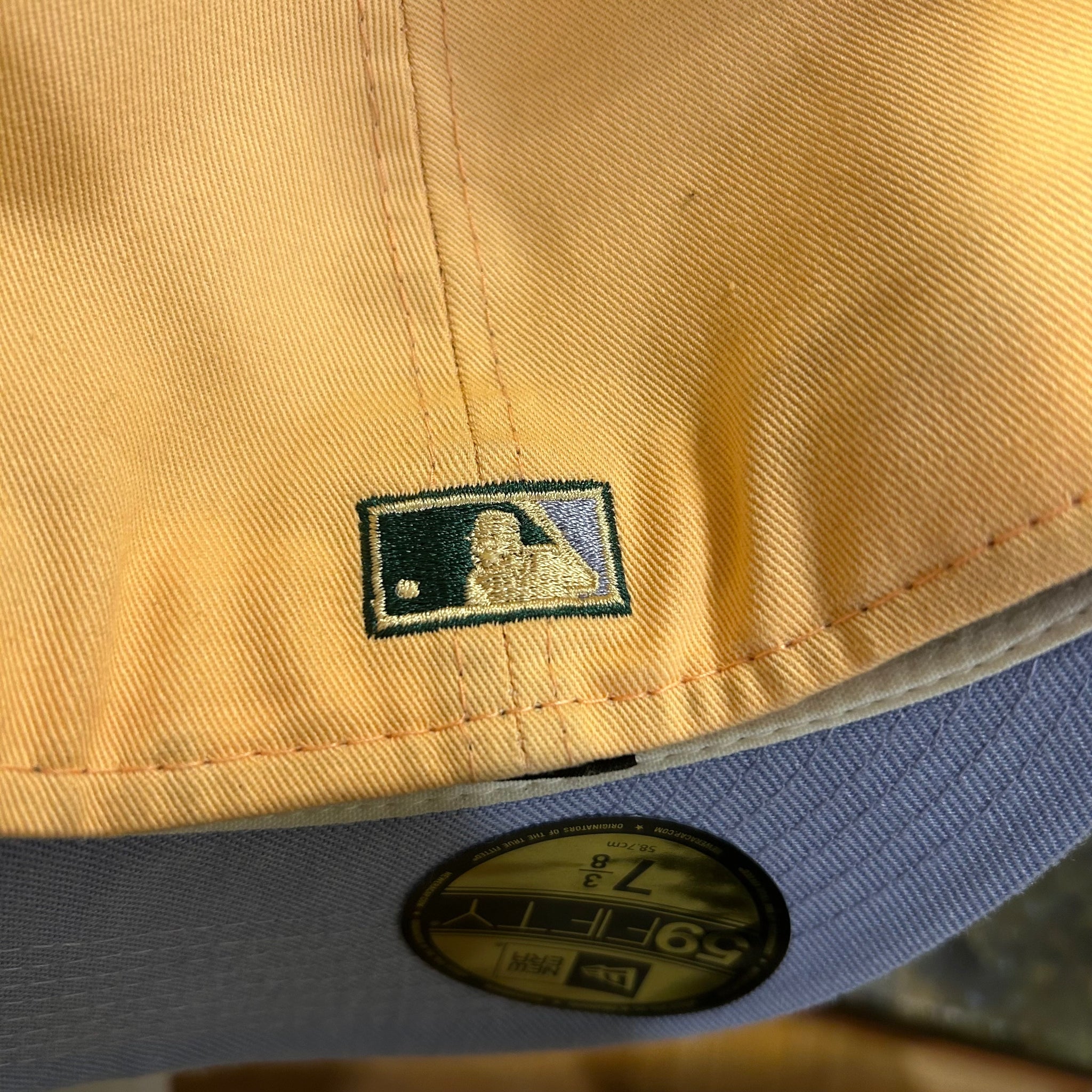 White six fitted cap