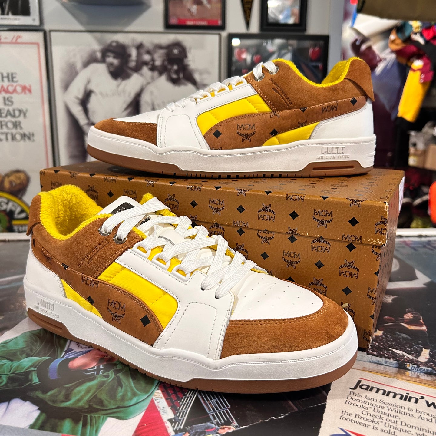 Mcm x puma sneakers