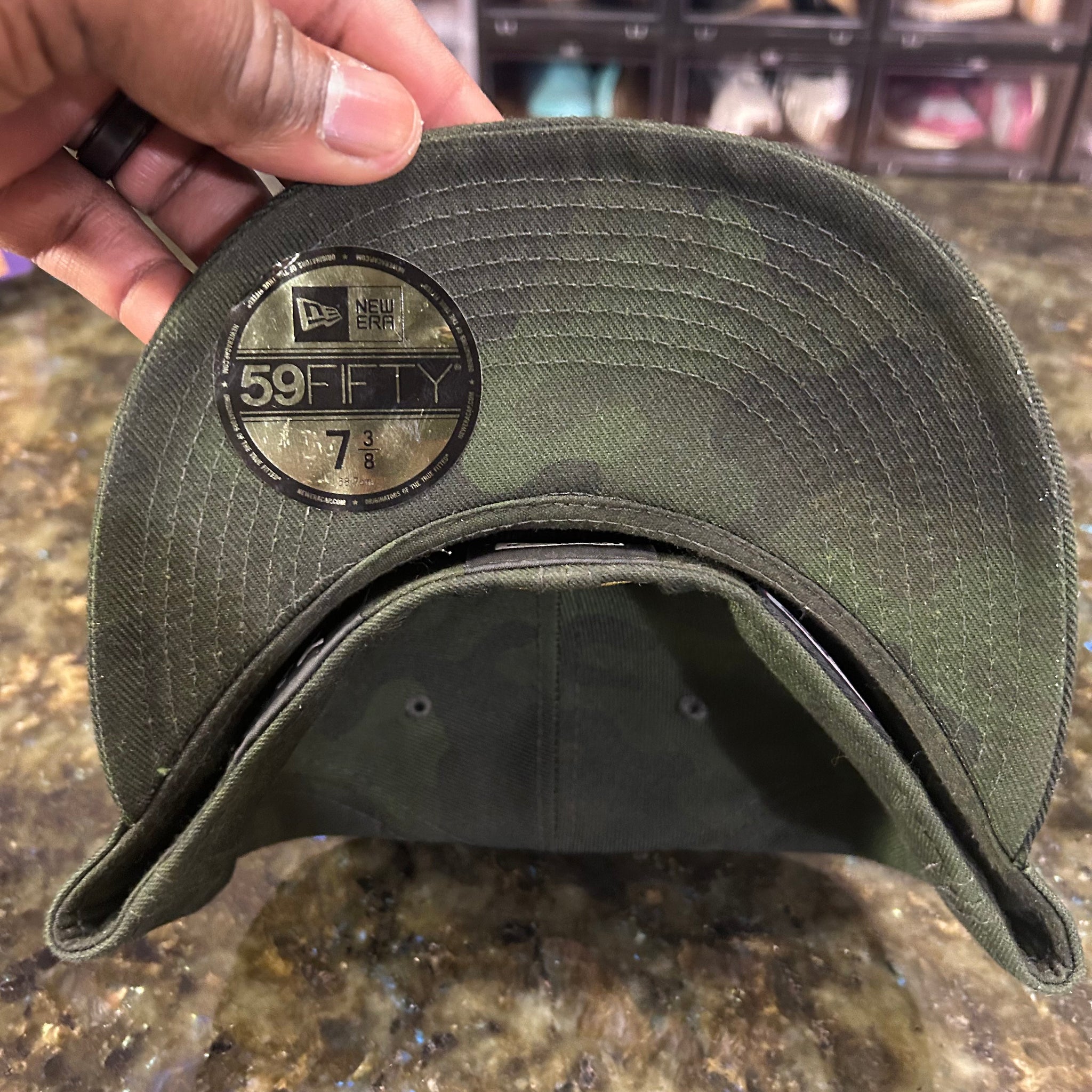 White Sox camo fitted cap