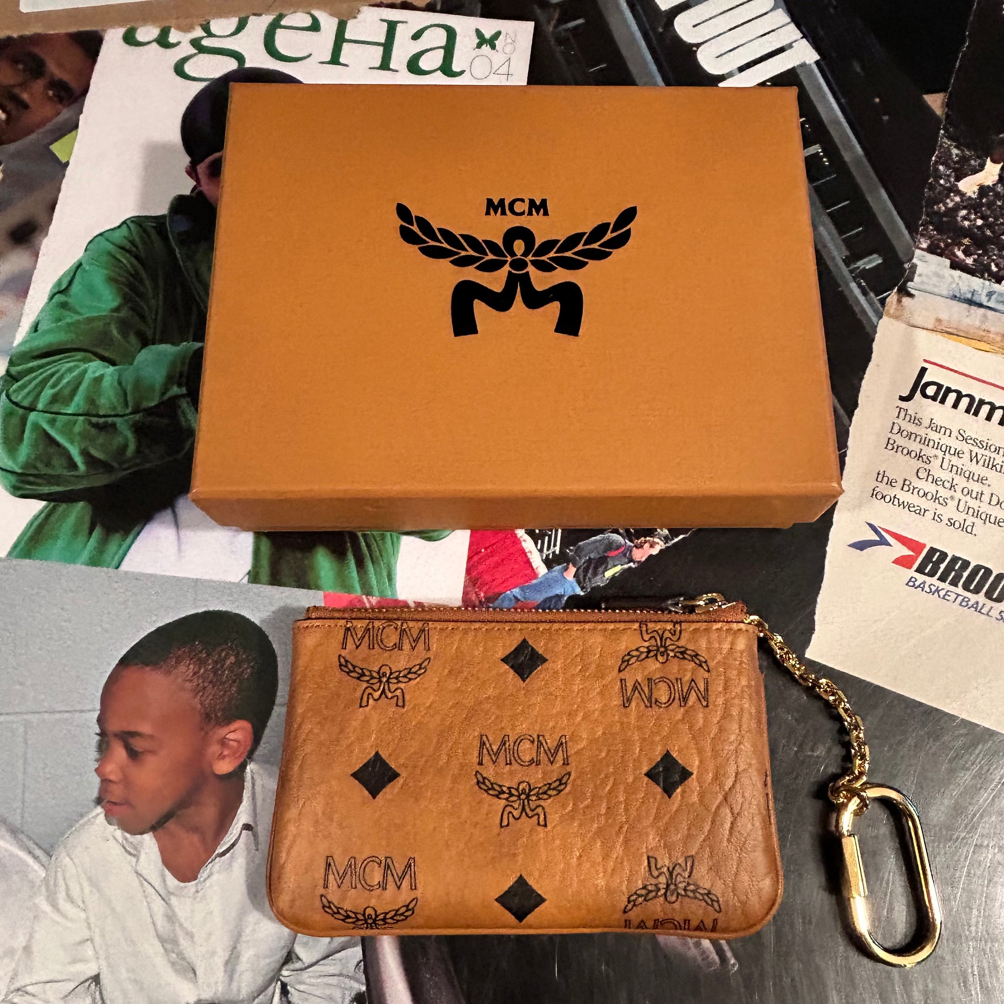 Mcm coin pouch