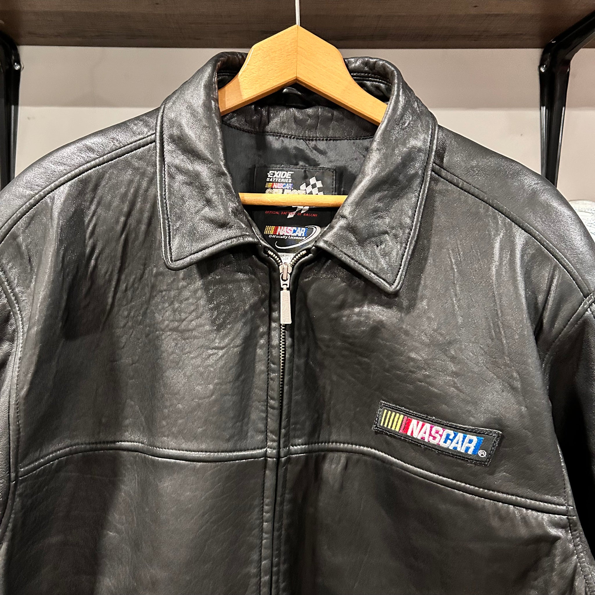 Butter soft Leather NASCAR jacket