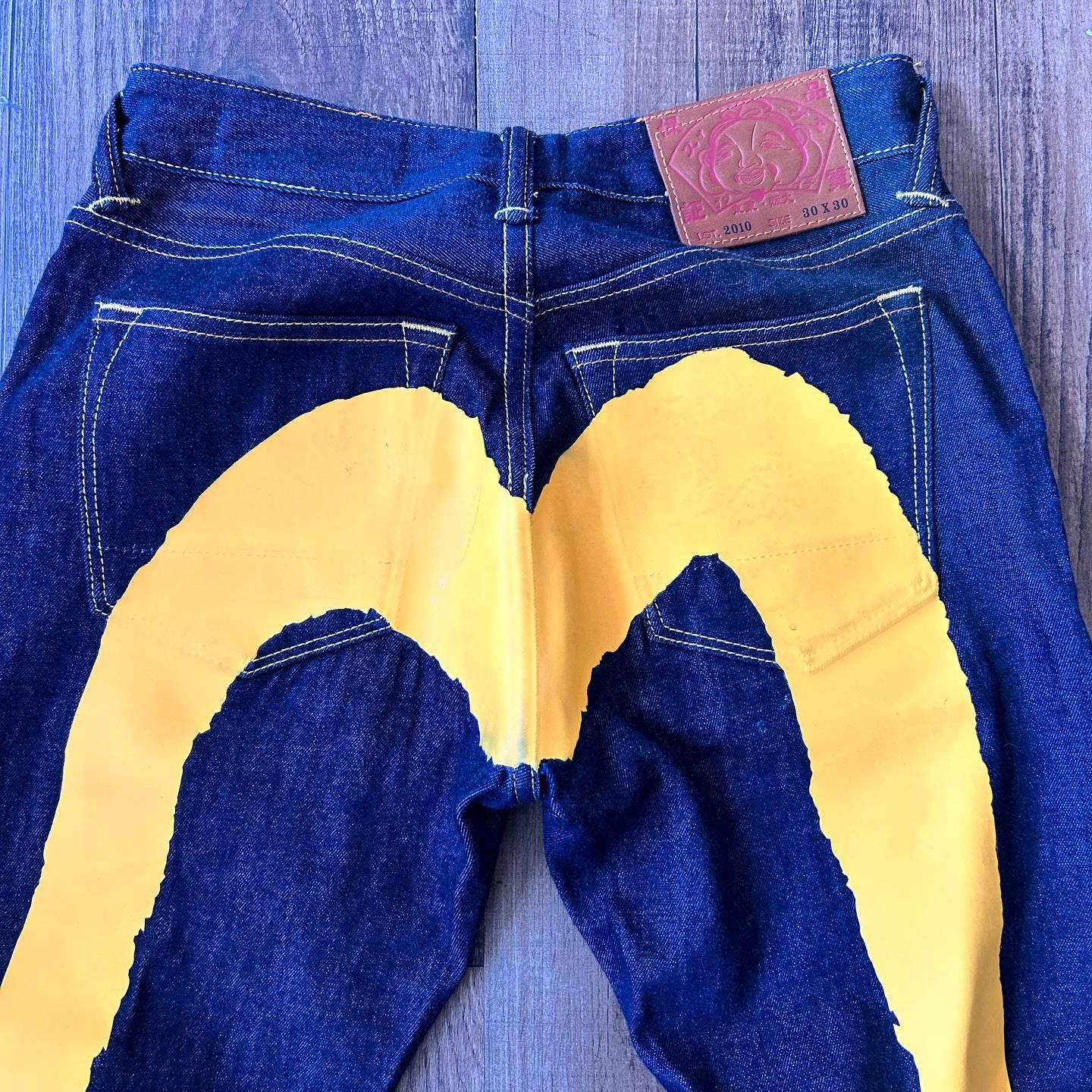 Evisu selvesge denim