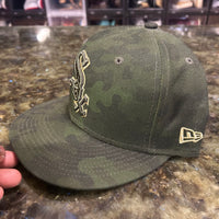White Sox camo fitted cap