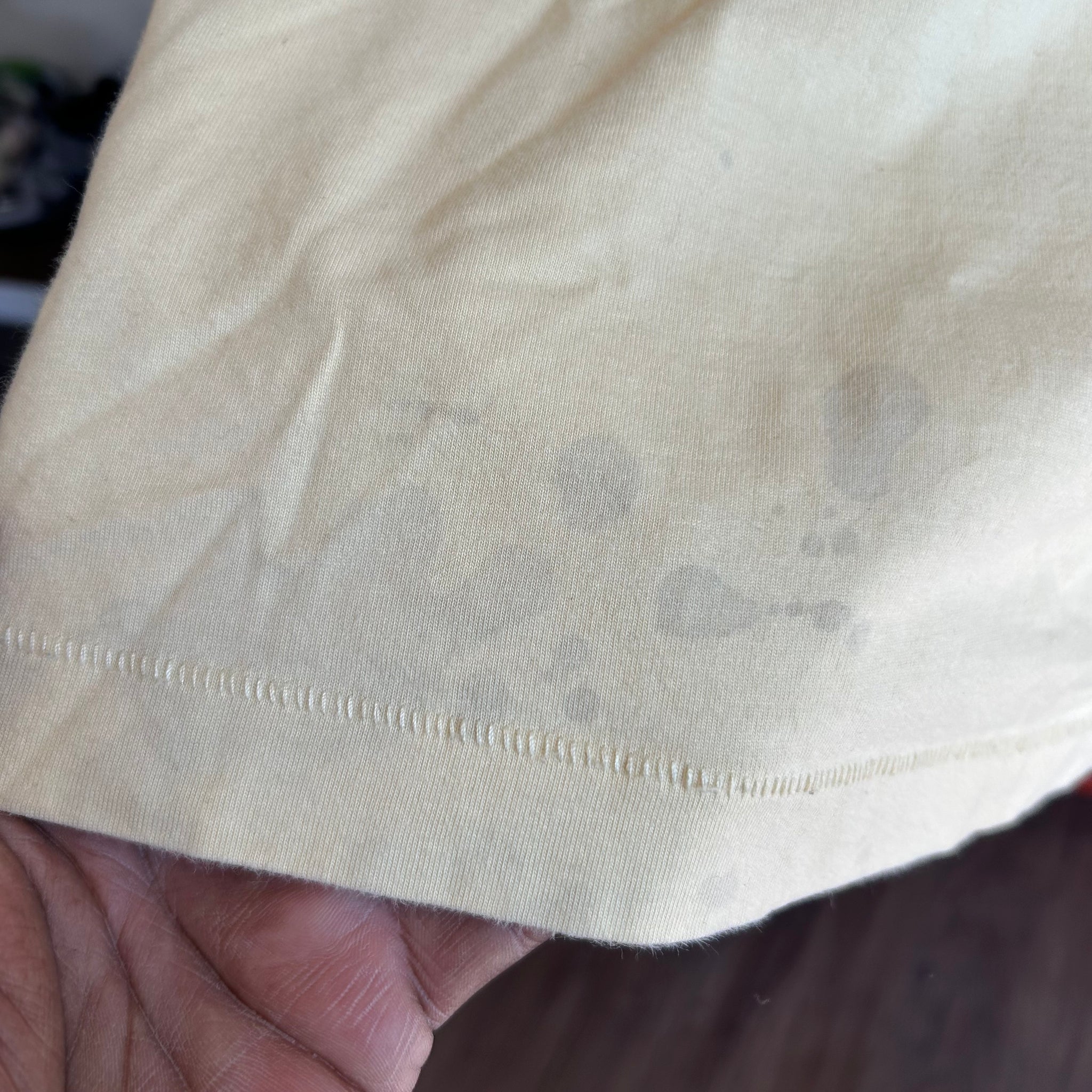 Essentials tee ( there is some staining)
