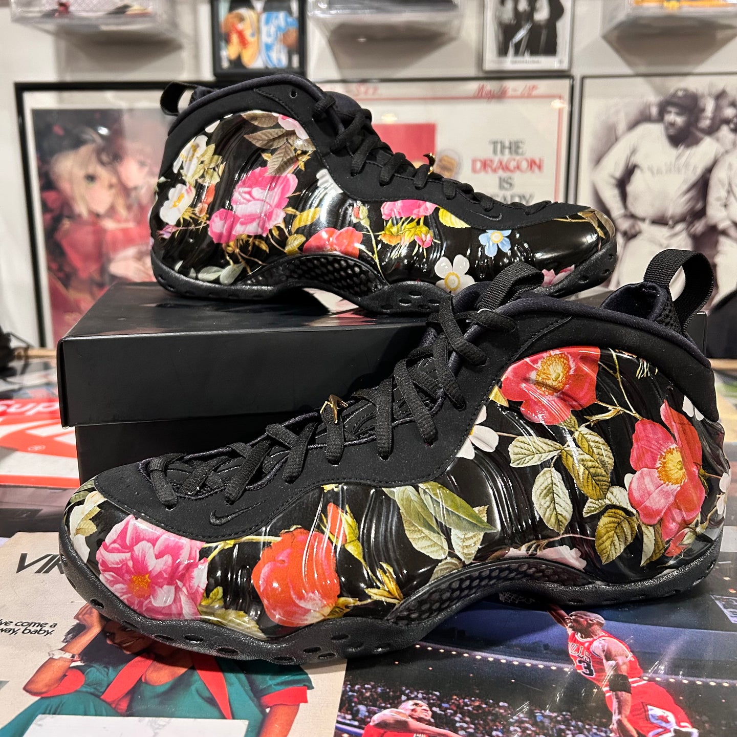 Floral Nike Foamposites