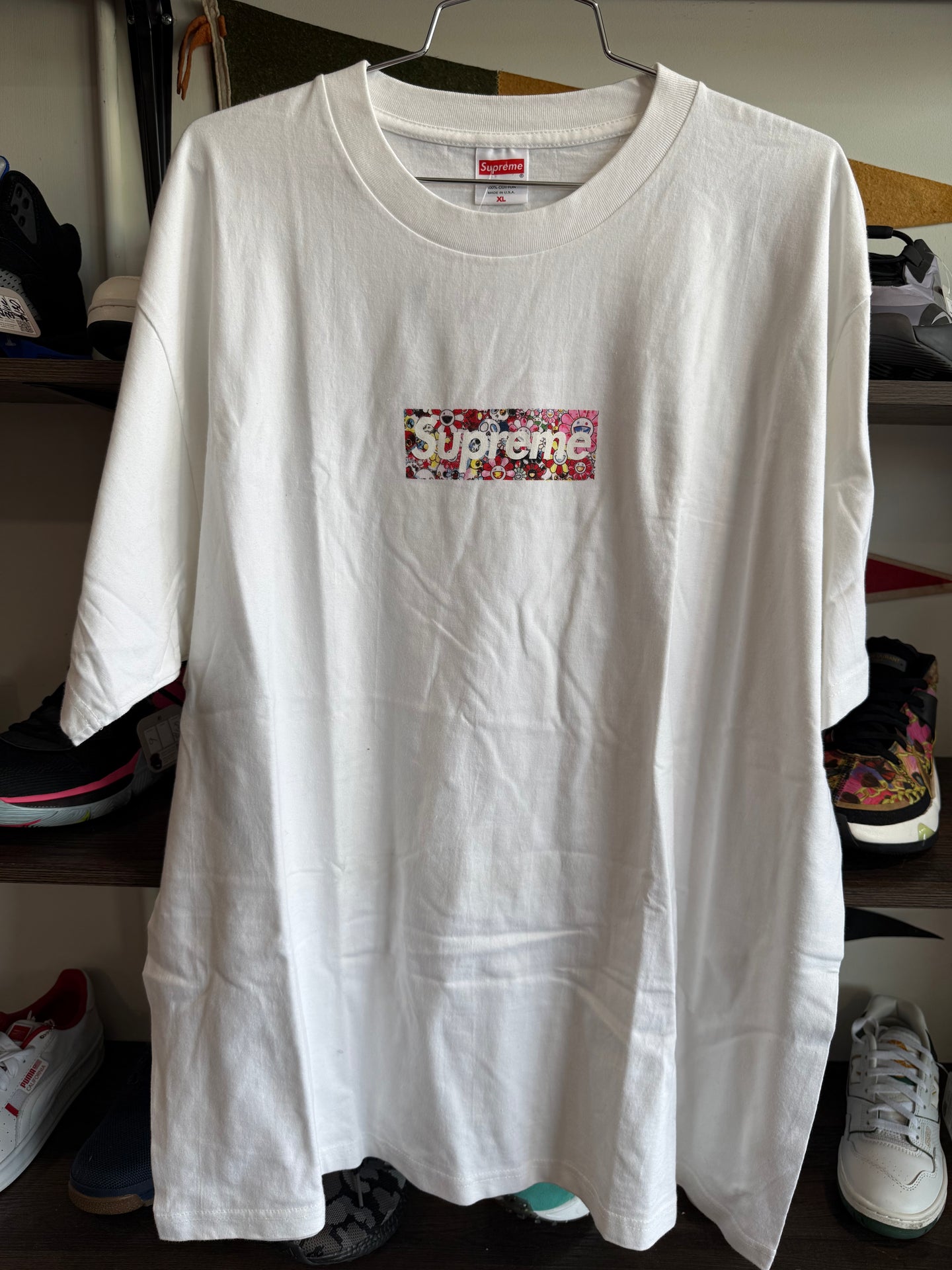 Supreme Takashi Murakami COVID-19 Relief Box Logo Tee