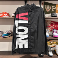 V-lone button shirt