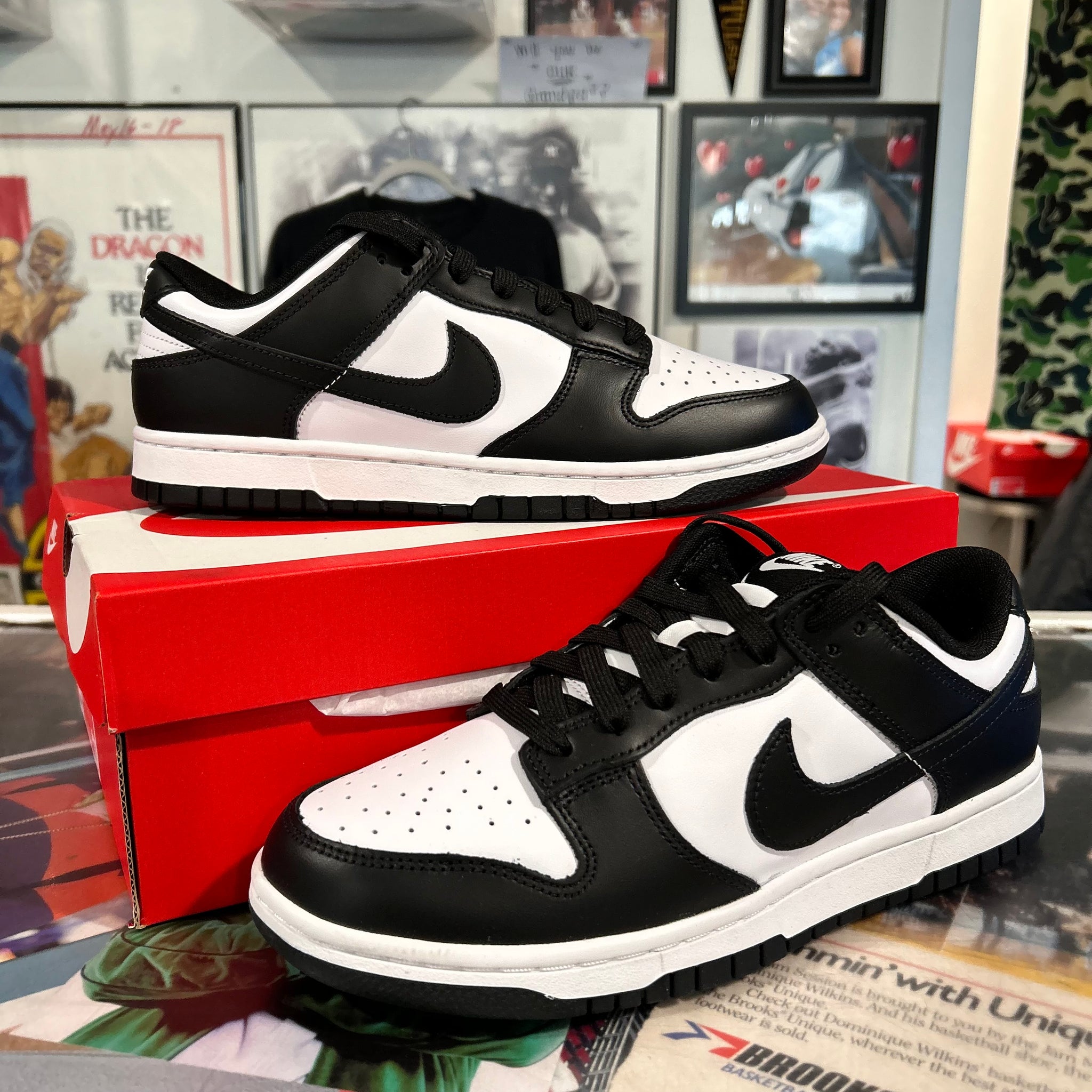 Nine panda dunks