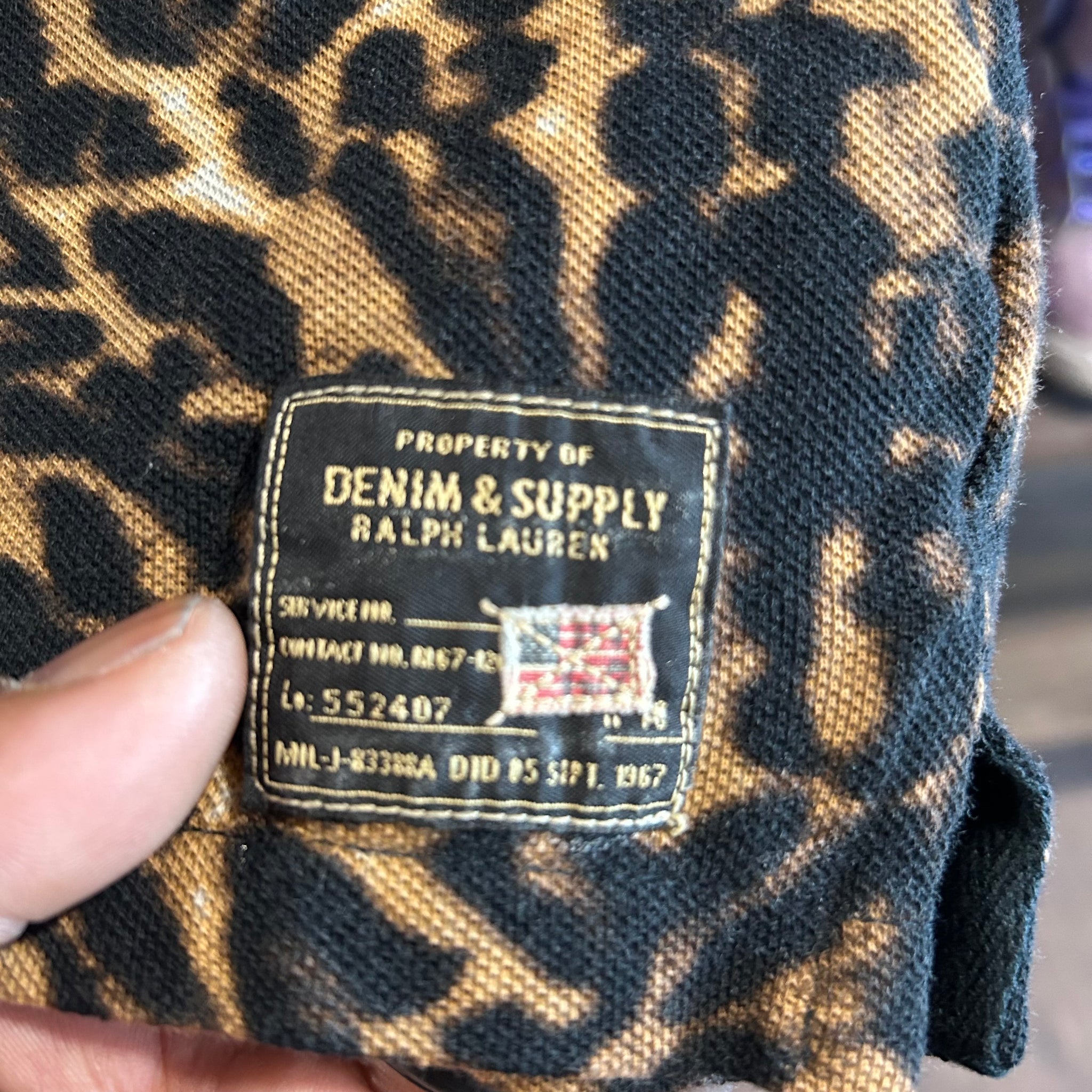 Denim and supply leopard polo