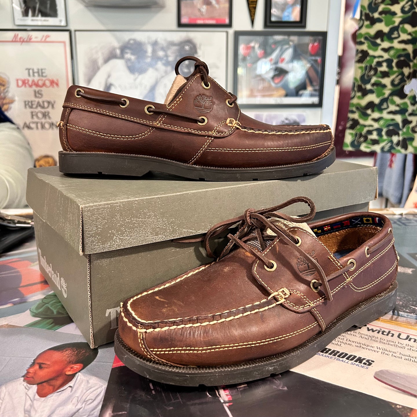 Timberland vibram deck shoes