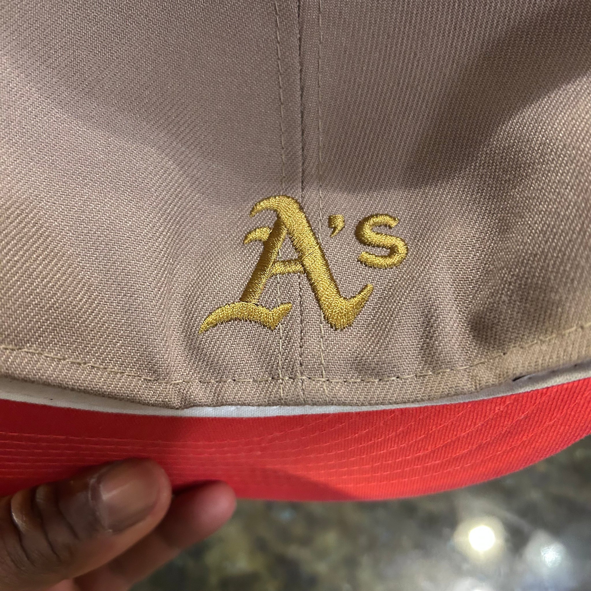 Athletic fitted cap