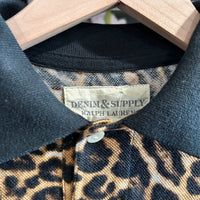 Denim and supply leopard polo