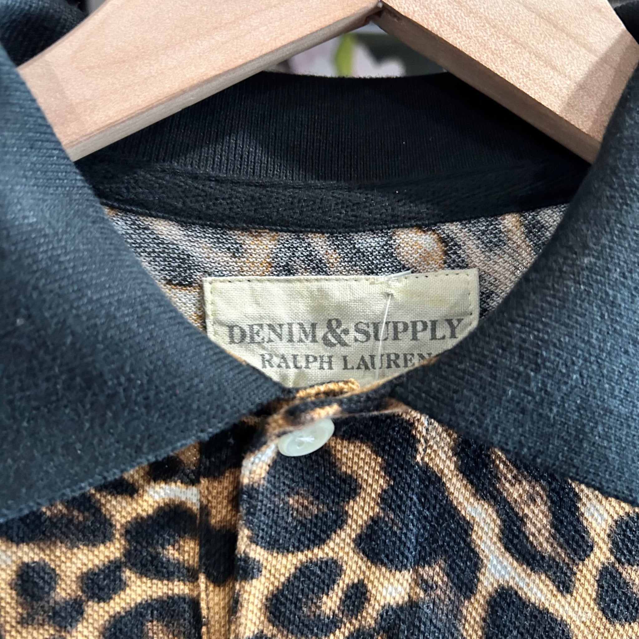 Denim and supply leopard polo