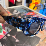 Balenciaga blue frames