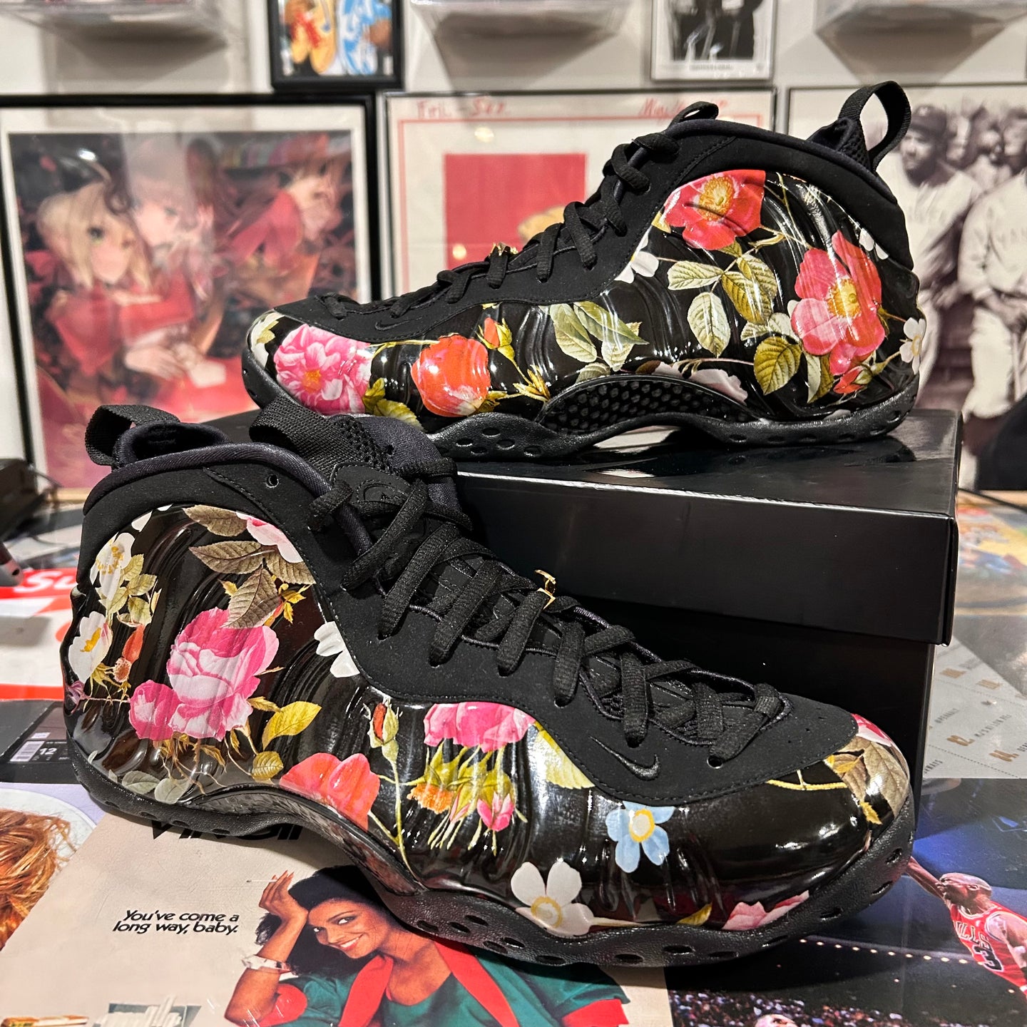 Floral Nike Foamposites