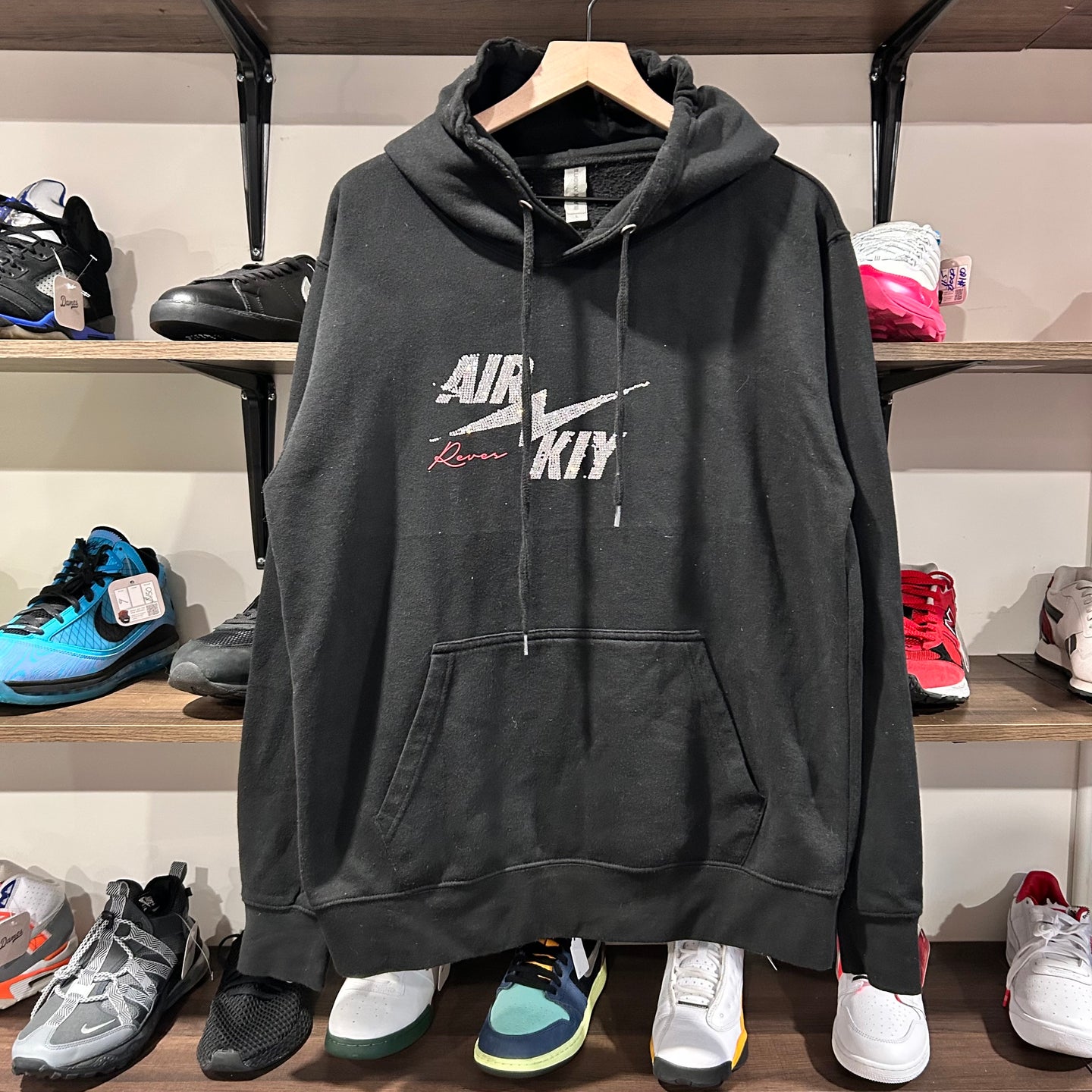Air Kiy Reves Rhinestone Hoodie