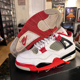 Varsity red Jordan 4’s