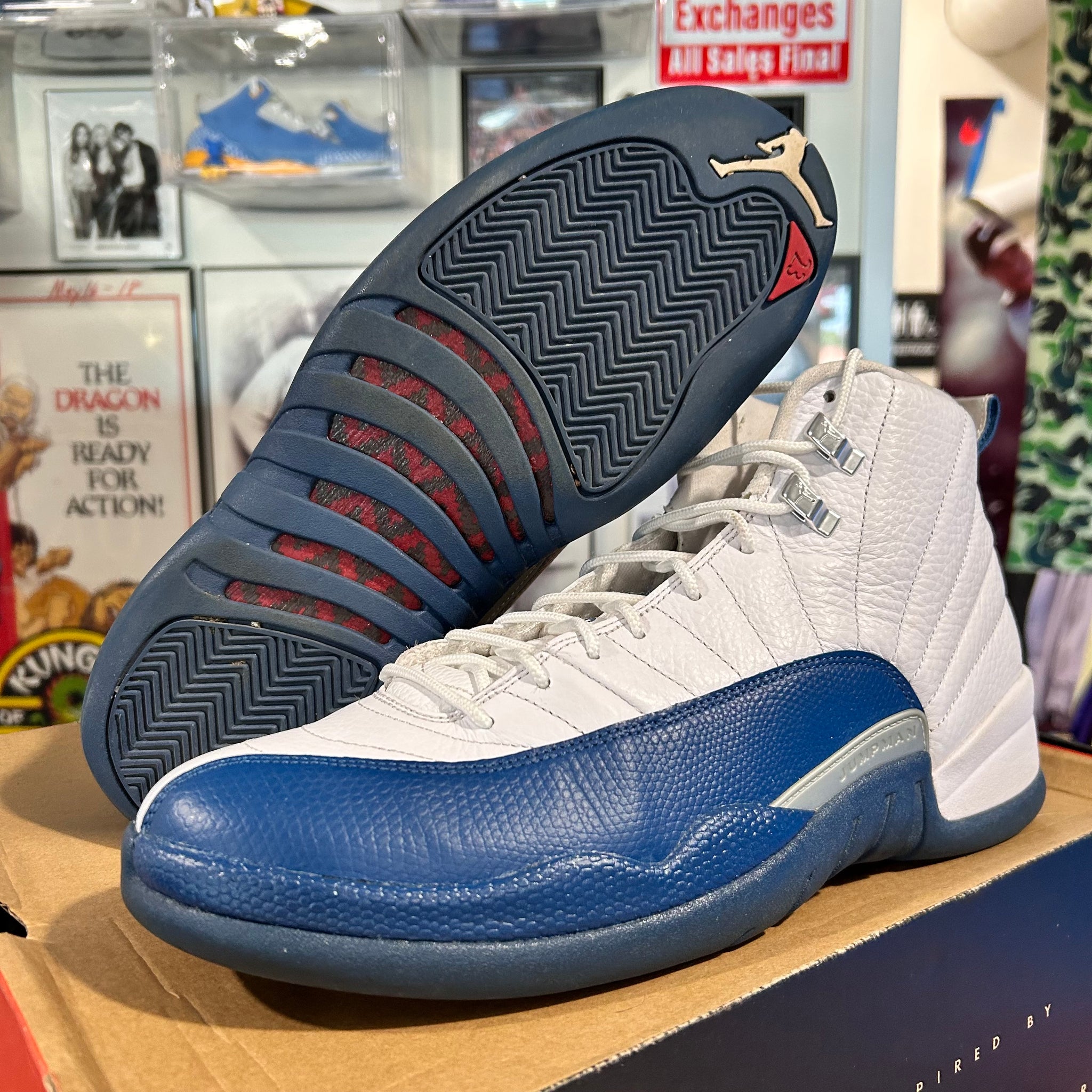 French Blue Jordan 12’s