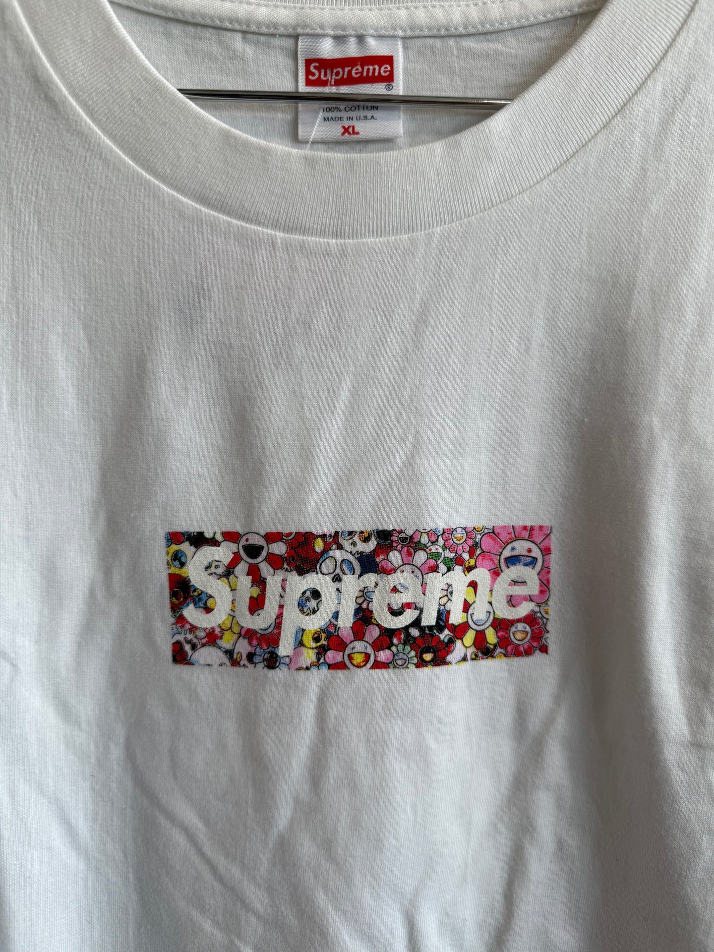 Supreme Takashi Murakami COVID-19 Relief Box Logo Tee