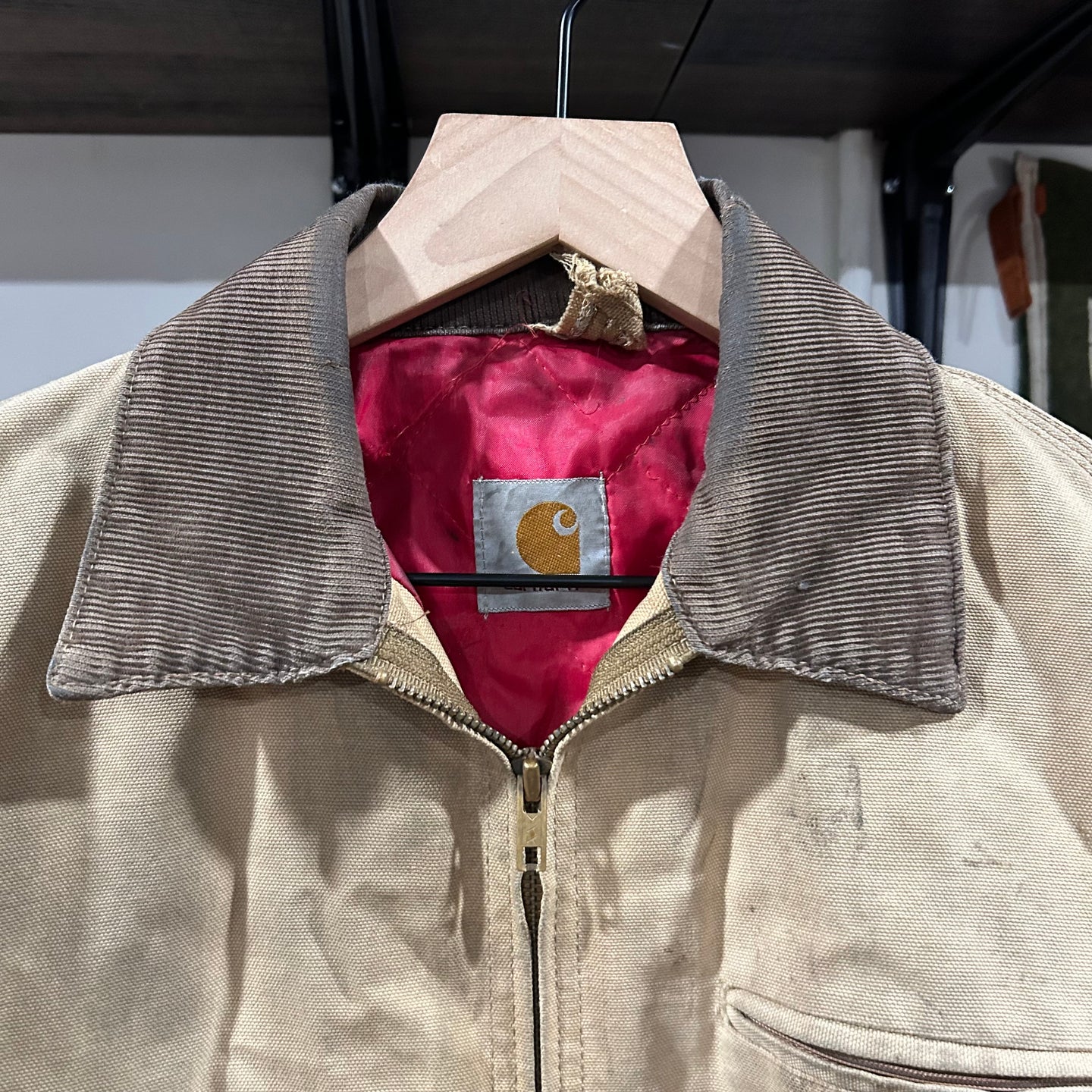 Vintage Dirty Carhartt Detroit jacket