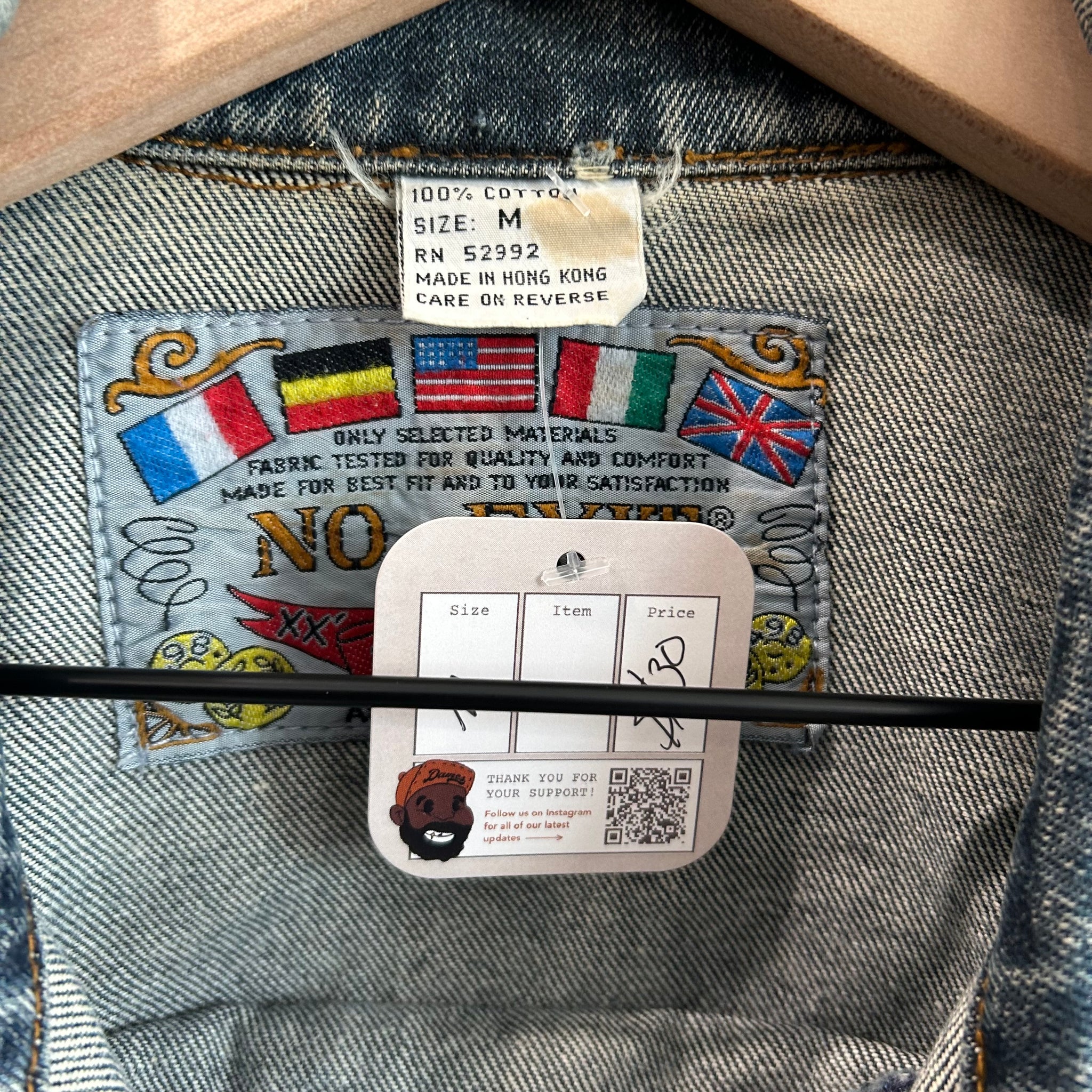 Vintage Jordache  Stone Washed Denim Jacket