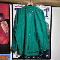Green polo button down