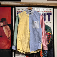 Multi color polo button up